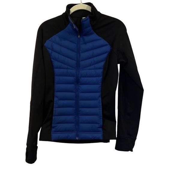 Lucy Athleisure Wear Blue & Black Jacket Sz.S - Picture 1 of 5